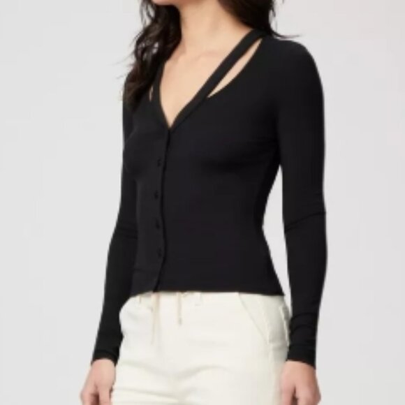 PAIGE Sycamore Cardigan – Black, Size S – NWT - Picture 5 of 5